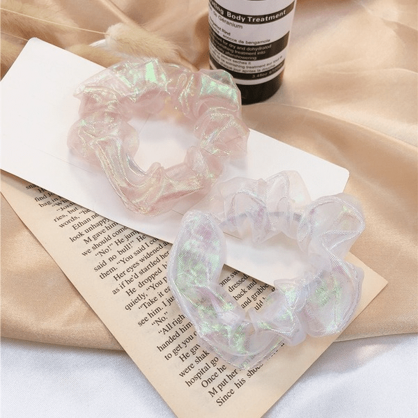 Wholesale white cloth hair bands JDC-HS-Jiax008 Hair Scrunchies 佳芯 Wholesale Jewelry JoyasDeChina Joyas De China