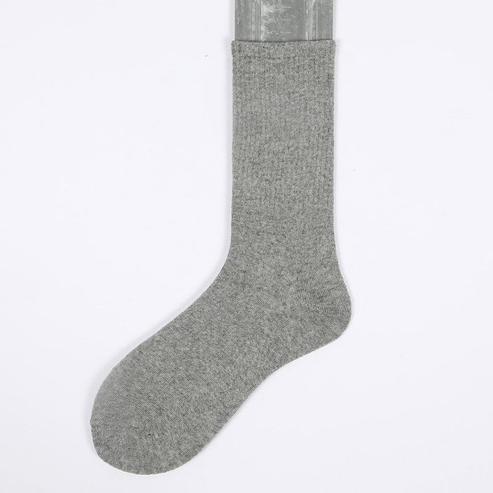 Wholesale white cotton socks JDC-SK-Qihen004 Sock 圻恒 gray one size Wholesale Jewelry JoyasDeChina Joyas De China