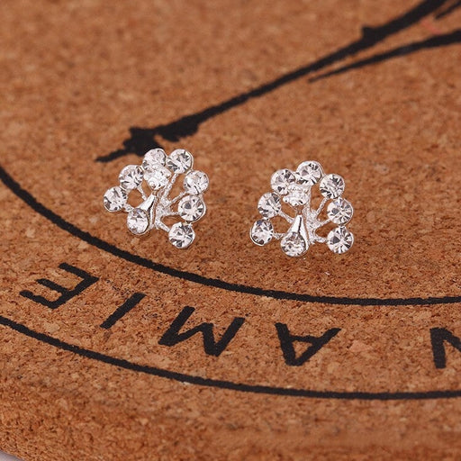 Wholesale white rhinestone earrings JDC-ES-Fangong004 Earrings 巩凡 33 Wholesale Jewelry JoyasDeChina Joyas De China