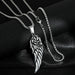 Wholesale wing wing single wing punk hip hop alloy necklace JDC-NE-Jiaow008 Necklaces 娇婉 1 Wholesale Jewelry JoyasDeChina Joyas De China