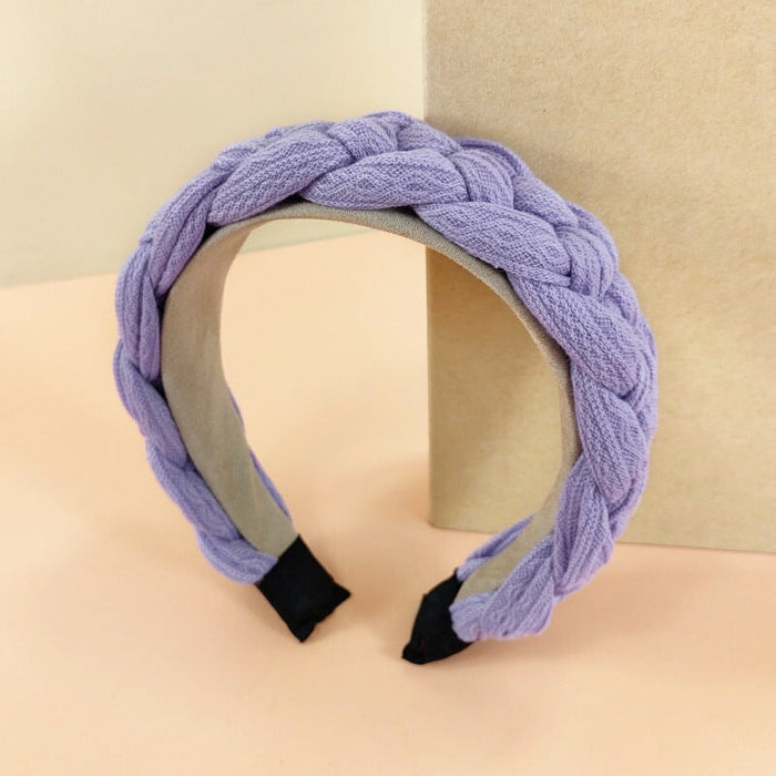 Wholesale wool knitted braided headband JDC-HD-O374 Headband 潮炫 Wholesale Jewelry JoyasDeChina Joyas De China