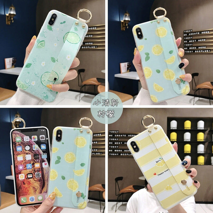 Wholesale Wristband Holder Shockproof Silicone Phone Case for iPhone JDC-PC-Yinuo002 phone case 一诺 Wholesale Jewelry JoyasDeChina Joyas De China