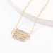 Wholesale yellow alloy diamond necklace JDC-NE-JL210 Necklaces 氿乐 Gold Wholesale Jewelry JoyasDeChina Joyas De China