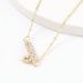 Wholesale yellow alloy diamond necklace JDC-NE-JL210 Necklaces 氿乐 J gold Wholesale Jewelry JoyasDeChina Joyas De China