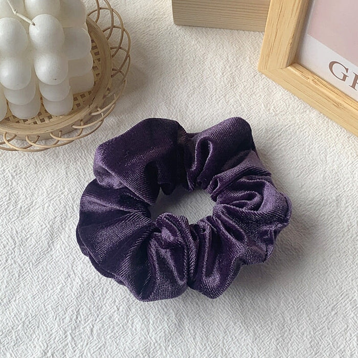 Wholesale yellow cloth hair bands JDC-HS-h410 Hair Scrunchies 妙德 Wholesale Jewelry JoyasDeChina Joyas De China