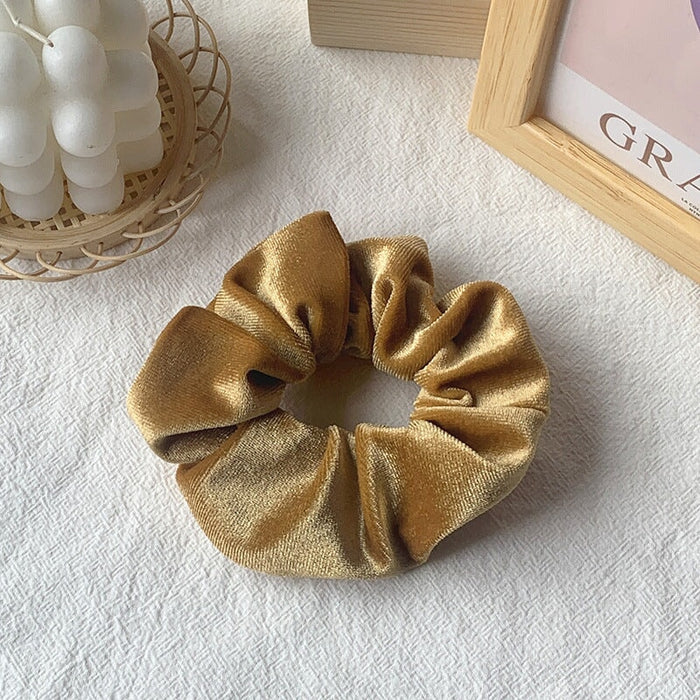 Wholesale yellow cloth hair bands JDC-HS-h410 Hair Scrunchies 妙德 Wholesale Jewelry JoyasDeChina Joyas De China