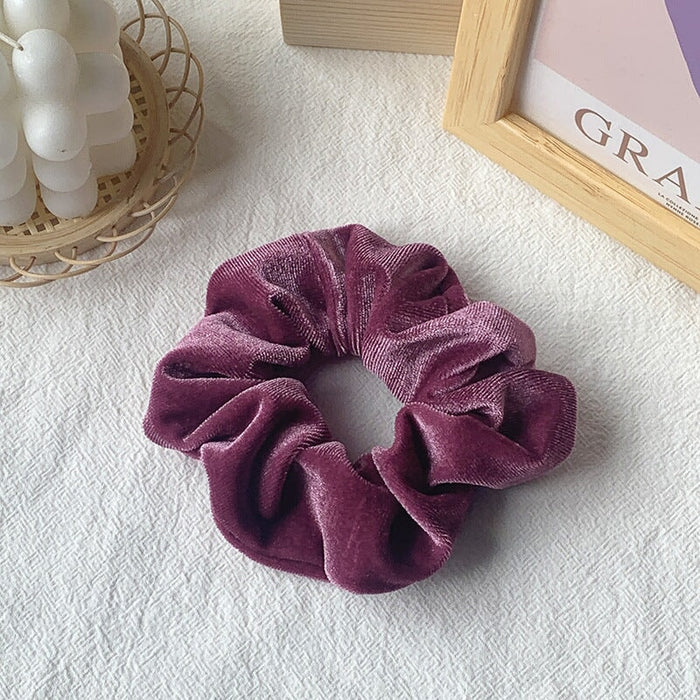 Wholesale yellow cloth hair bands JDC-HS-h410 Hair Scrunchies 妙德 Wholesale Jewelry JoyasDeChina Joyas De China