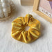 Wholesale yellow cloth hair bands JDC-HS-h410 Hair Scrunchies 妙德 Wholesale Jewelry JoyasDeChina Joyas De China