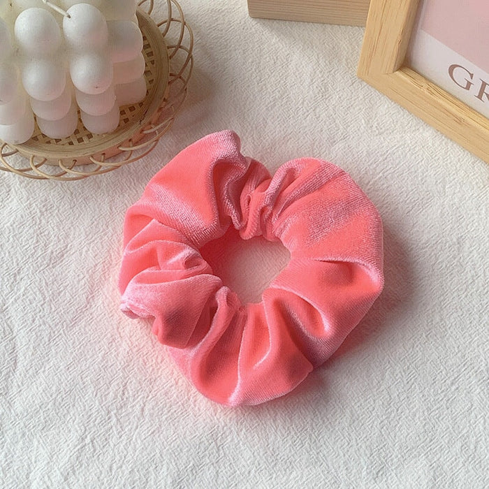 Wholesale yellow cloth hair bands JDC-HS-h410 Hair Scrunchies 妙德 Wholesale Jewelry JoyasDeChina Joyas De China