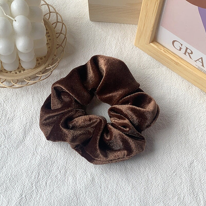 Wholesale yellow cloth hair bands JDC-HS-h410 Hair Scrunchies 妙德 Wholesale Jewelry JoyasDeChina Joyas De China