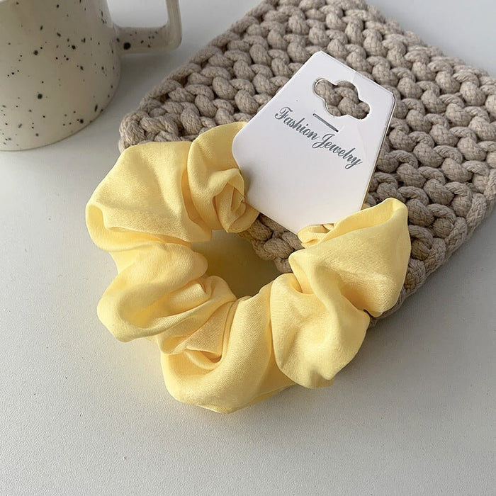 Wholesale yellow cloth hair circle JDC-HS-h405 Hair Scrunchies 妙德 10 Wholesale Jewelry JoyasDeChina Joyas De China