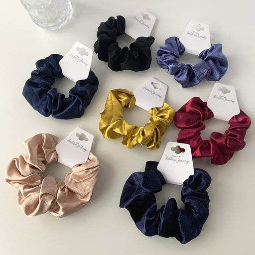 Wholesale yellow cloth hair circle JDC-HS-h405 Hair Scrunchies 妙德 Wholesale Jewelry JoyasDeChina Joyas De China