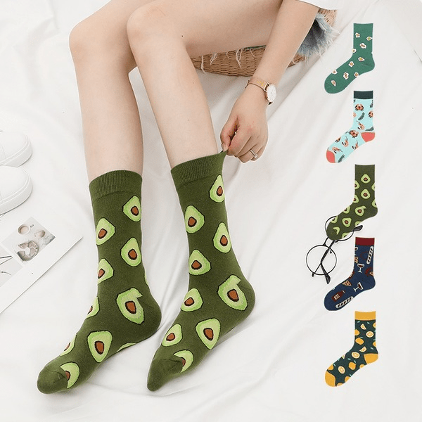 Wholesale Yellow Combed Cotton Socks JDC-SK-Qihen007 Sock 圻恒 Wholesale Jewelry JoyasDeChina Joyas De China