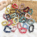 Wholesale yellow cotton and linen hair bands JDC-HS-h404 Hair Scrunchies 妙德 Wholesale Jewelry JoyasDeChina Joyas De China