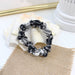 Wholesale yellow cotton and linen hair bands JDC-HS-h404 Hair Scrunchies 妙德 Black #3 Wholesale Jewelry JoyasDeChina Joyas De China