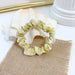 Wholesale yellow cotton and linen hair bands JDC-HS-h404 Hair Scrunchies 妙德 Yellow series #4 Wholesale Jewelry JoyasDeChina Joyas De China