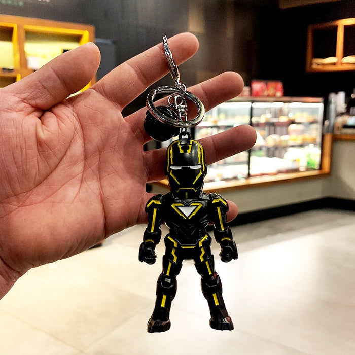 Wholesale Zinc Alloy Iron Man Spiderman Keychain (F)JDC-KC-Aolong014 Keychains 傲龙 Iron Man Wholesale Jewelry JoyasDeChina Joyas De China