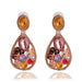 Wholesale Zircon Openwork Color Diamond Metal Gemstone Earrings JDC-ES-LIUM006 Earrings 榴芒 Wholesale Jewelry JoyasDeChina Joyas De China