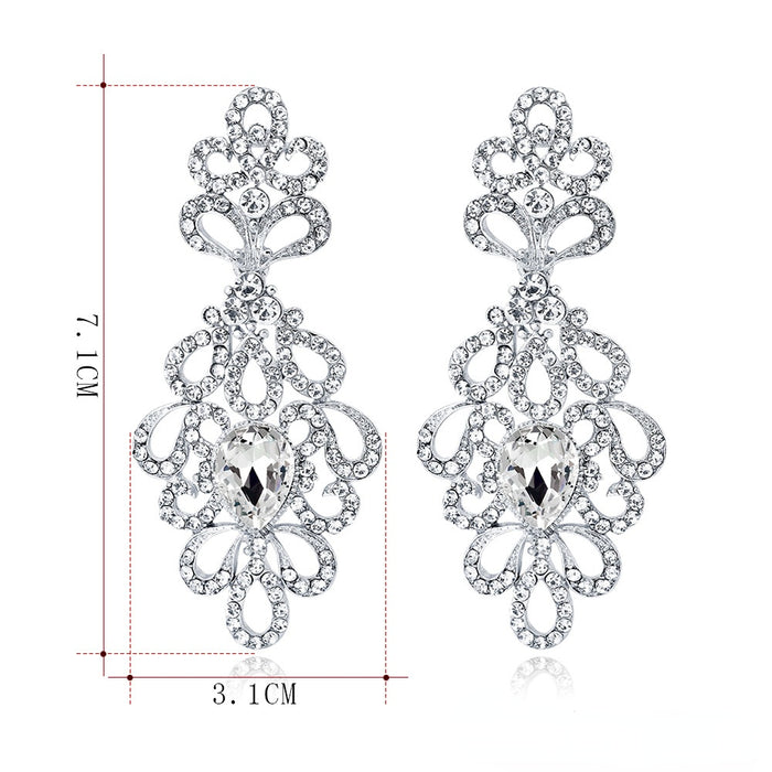 Jewelry WholesaleWholesale cutout diamond-set alloy stud earrings JDC-ES-GSDB011 Earrings 丹比华比 %variant_option1% %variant_option2% %variant_option3%  Factory Price JoyasDeChina Joyas De China