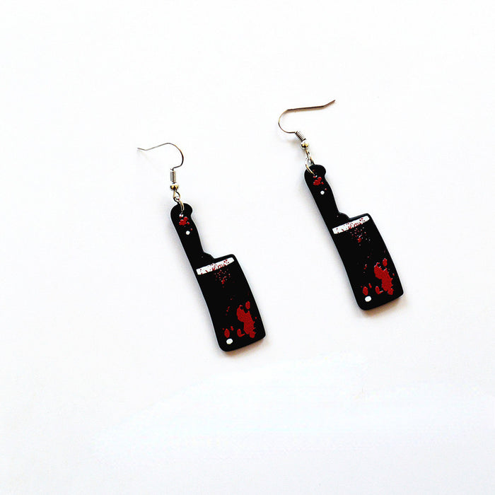 Wholesale Earrings Acrylic Halloween Funny Earrings JDC-ES-Xienuo001