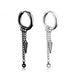 Jewelry WholesaleWholesale Stainless Steel Tassel Chain Single Earring JDC-ES-GSBSL028 Earrings 宝莎莉娜 %variant_option1% %variant_option2% %variant_option3%  Factory Price JoyasDeChina Joyas De China