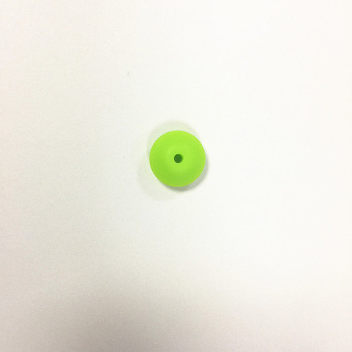 Wholesale DIY Silicone Beads Candy Color 12MM Flat MOQ≥50 JDC-DIY-BangX004