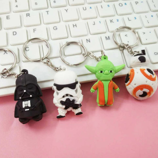 Wholesale Cartoon Silicone Keychain MOQ≥2 (M) JDC-KC-Taomi001