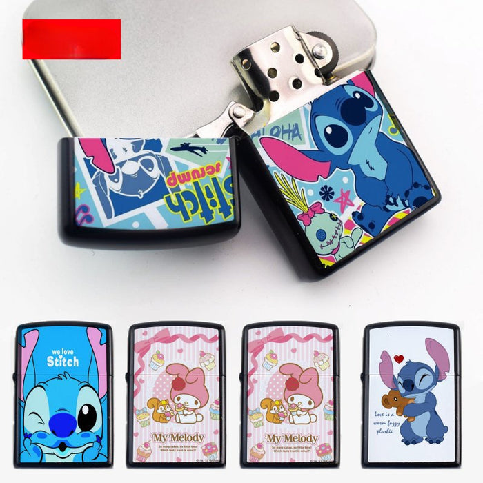 Wholesale Lighter Case Iron Cute Cartoon Pattern MOQ≥2 (S) JDC-LC-WKu002