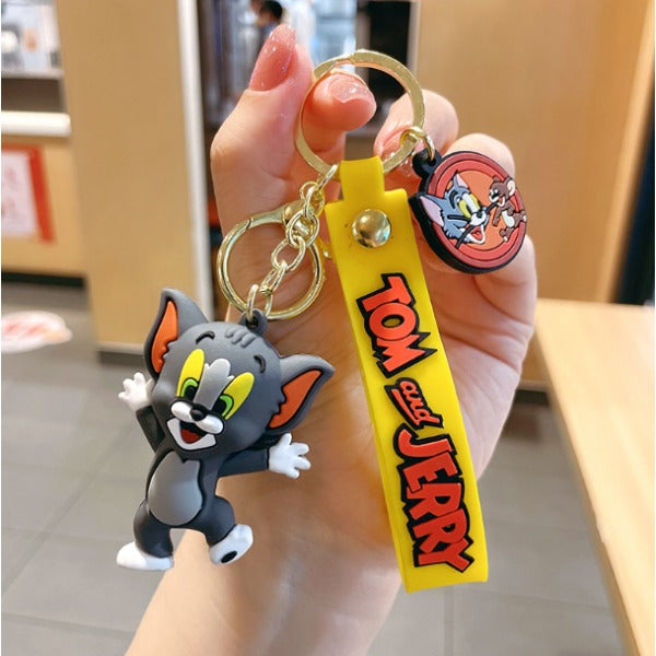 Wholesale Silicone Cute Cartoon Keychain JDC-KC-Chaow005