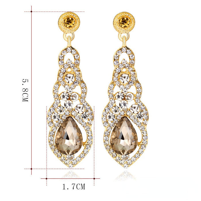 Jewelry WholesaleWholesale diamond-set long alloy earrings JDC-ES-GSDB014 Earrings 丹比华比 %variant_option1% %variant_option2% %variant_option3%  Factory Price JoyasDeChina Joyas De China