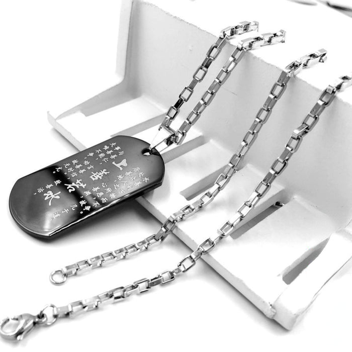 Wholesale Necklace Titanium steel Stainless steel chain MOQ≥2 JDC-NE-GangGu007