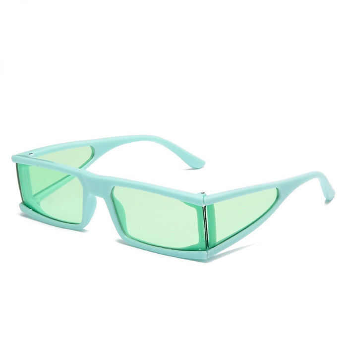 Wholesale Sunglasses PC Square Frame Side Band Frame JDC-SG-AoB005