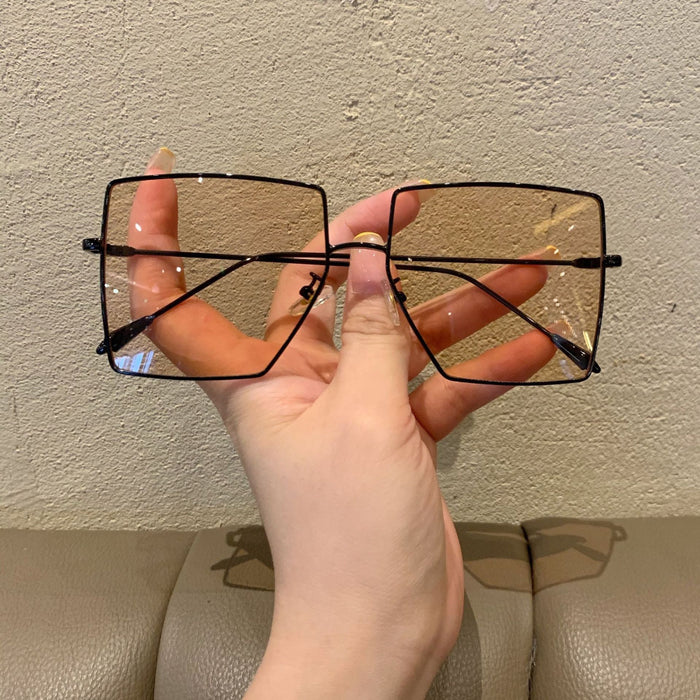 Jewelry WholesaleWholesale women's Square polygon anti ultraviolet Sunglasses JDC-SG-PLS059 Sunglasses 普琳丝 %variant_option1% %variant_option2% %variant_option3%  Factory Price JoyasDeChina Joyas De China