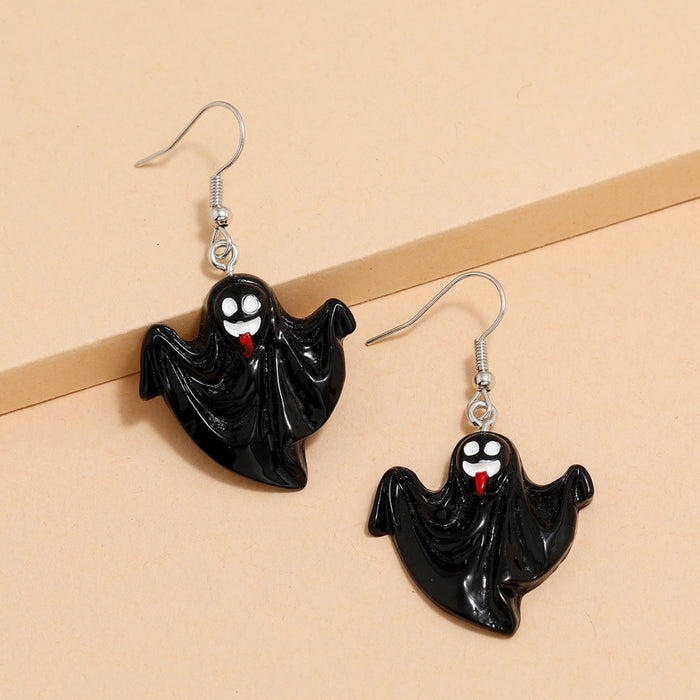 Pendientes al por mayor resina Ghost Moq≥2 JDC-ES-Qunqiu008