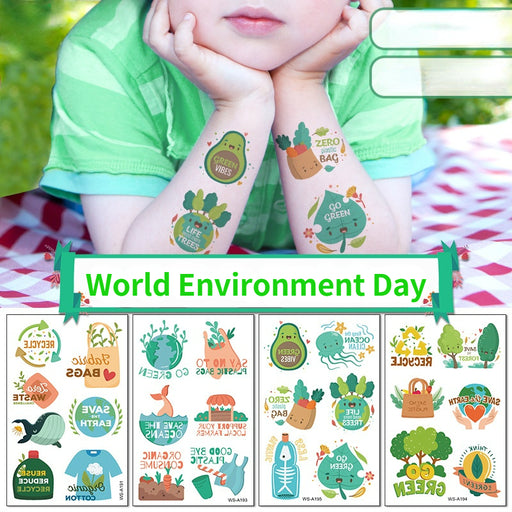 Jewelry WholesaleWholesale World Environmental Day Waterproof Tattoo Stickers JDC-TS-XLM001 Sticker 星里美 %variant_option1% %variant_option2% %variant_option3%  Factory Price JoyasDeChina Joyas De China