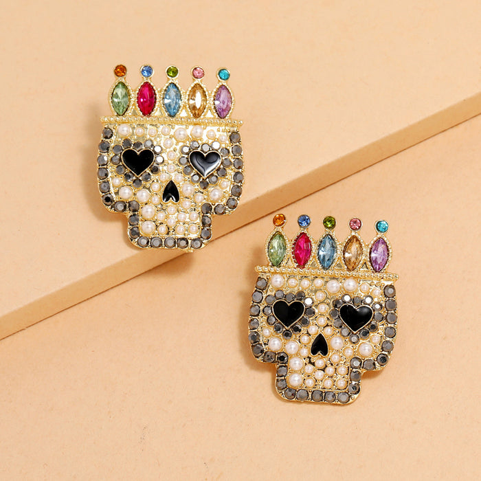 Wholesale Earrings Alloy Ghost JDC-ES-QunQiu003