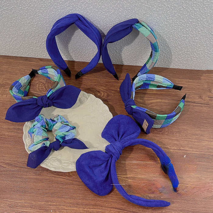 Wholesale Klein Blue Small Fresh Fabric Headband JDC-HD-NImeng004