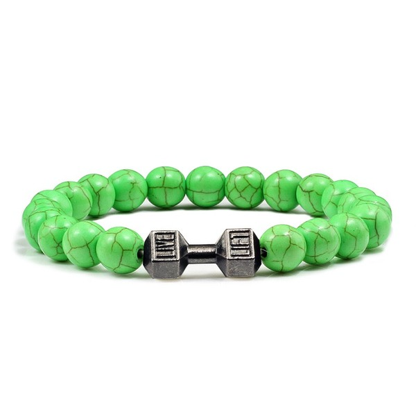 Jewelry WholesaleWholesale natural stone dumbbell Bracelet JDC-BT-JiuJ006 Bracelet 九江 %variant_option1% %variant_option2% %variant_option3%  Factory Price JoyasDeChina Joyas De China