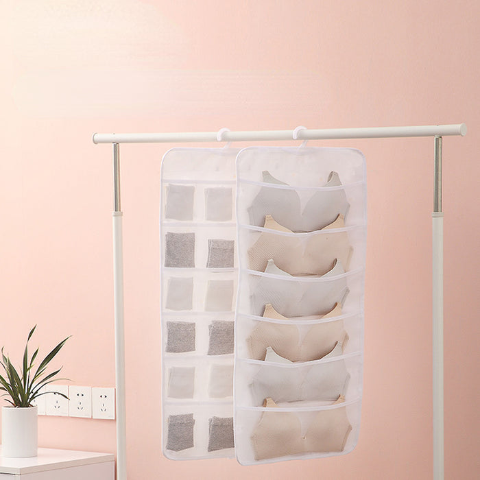 Wholesale PEVA Non Woven Hanging Fabric Storage Bag MOQ≥2 JDC-SB-Jiuf001