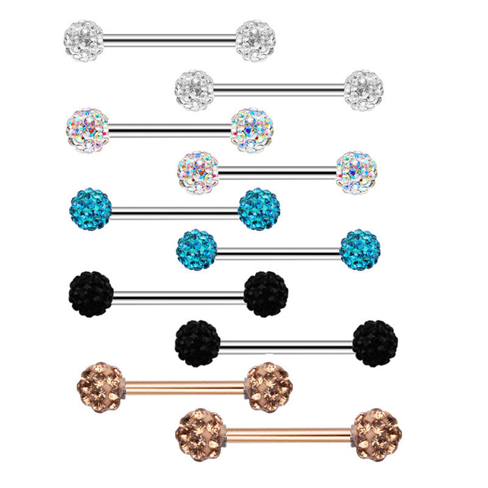 Wholesale Zircon Nipple Rings Fashion Piercing Jewelry Nipple Nails JDC-UN-WeiB003