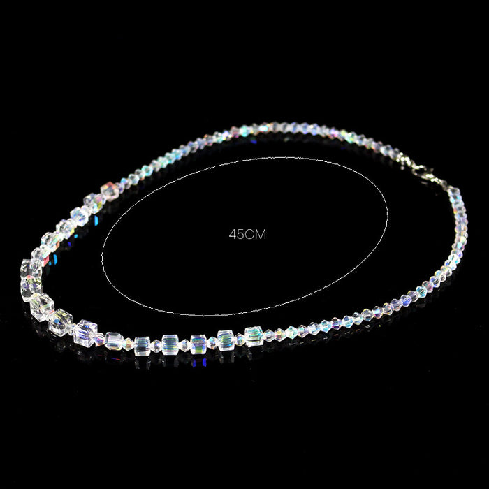 Wholesale Fashion Exquisite Colorful Crystal Necklace JDC-NE-jiayu007