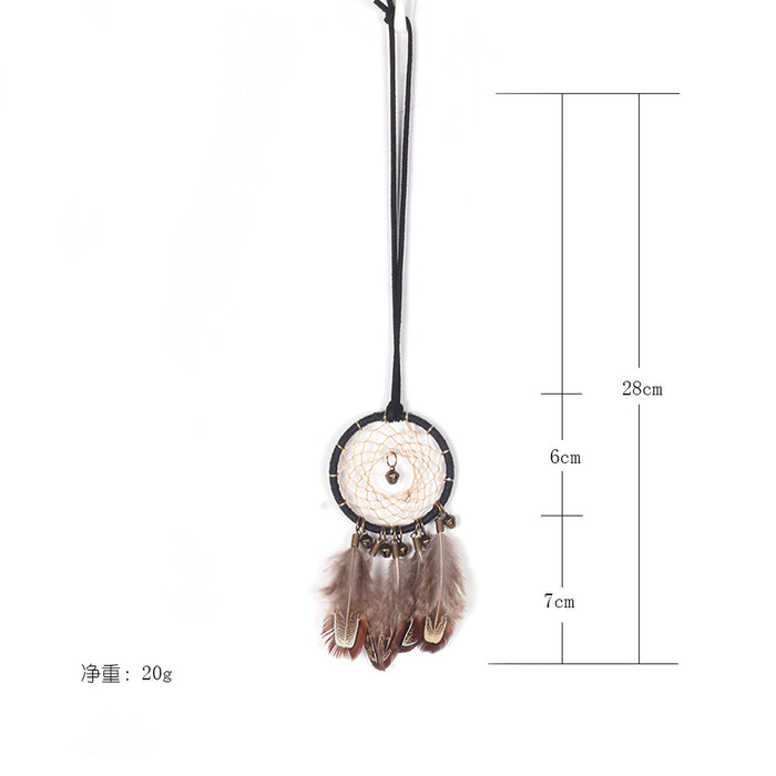 Jewelry WholesaleWholesale Feather Cotton Wire Iron Hoop Dreamcatcher JDC-DC-BGN005 Dreamcatcher 布谷鸟 %variant_option1% %variant_option2% %variant_option3%  Factory Price JoyasDeChina Joyas De China