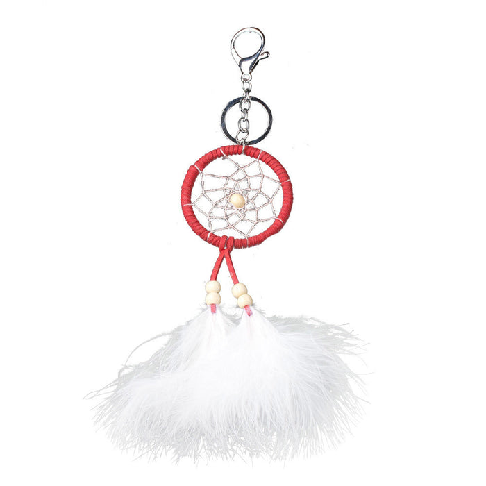 Wholesale Keychains For Backpacks New Keychain Decorative Dream Catcher Small Pendant MOQ≥2 JDC-KC-BGN001