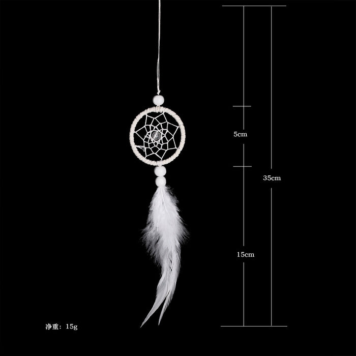 Jewelry WholesaleWholesale Feather Cotton Wire Iron Hoop Dreamcatcher JDC-DC-BGN005 Dreamcatcher 布谷鸟 %variant_option1% %variant_option2% %variant_option3%  Factory Price JoyasDeChina Joyas De China