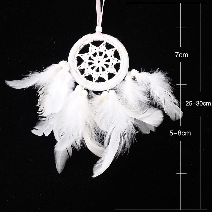 Wholesale Keychains For Backpacks New Keychain Decorative Dream Catcher Small Pendant MOQ≥2 JDC-KC-BGN001