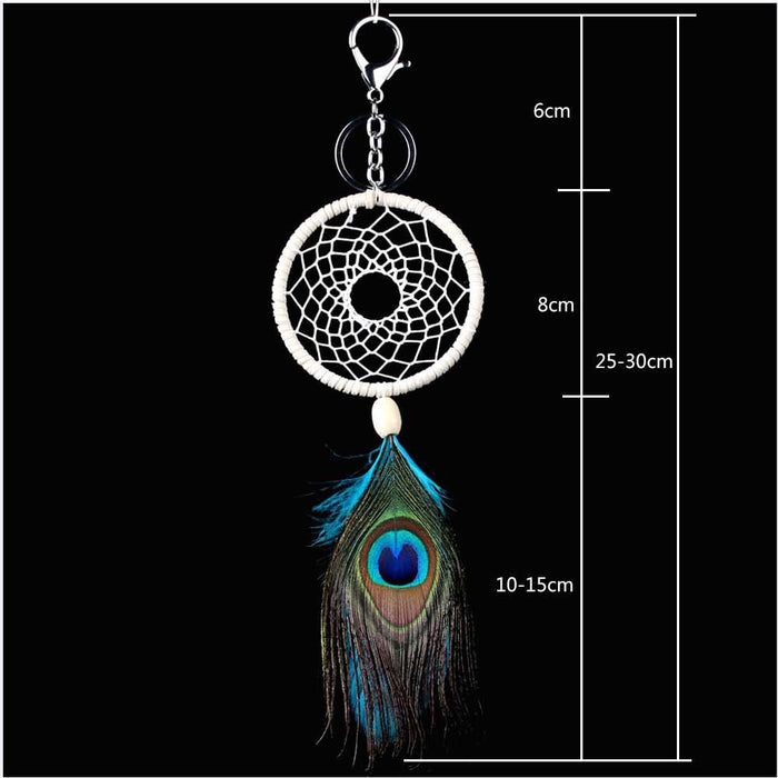 Wholesale Keychains For Backpacks New Keychain Decorative Dream Catcher Small Pendant MOQ≥2 JDC-KC-BGN001