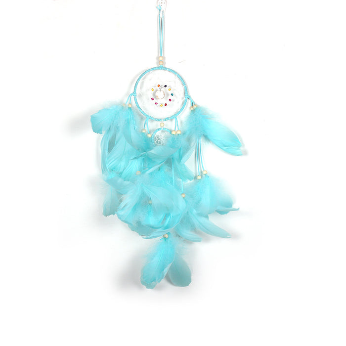 Wholesale Indian Mascot Hand Woven Dreamcatcher MOQ≥2 JDC-DC-BGN001