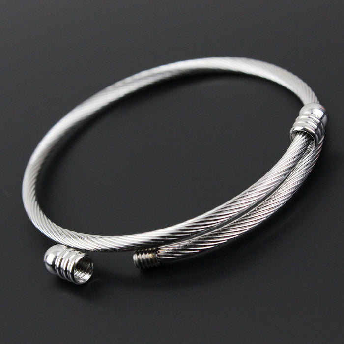 Wholesale Stainless Steel Bracelet Charriol Bangle MOQ≥2 JDC-BT-ChengG002