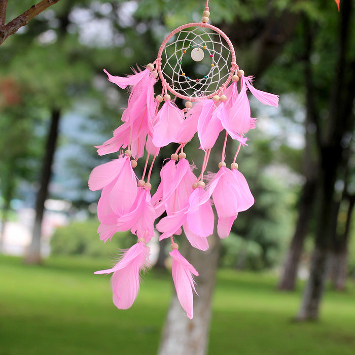 Wholesale Indian Mascot Hand Woven Dreamcatcher MOQ≥2 JDC-DC-BGN001