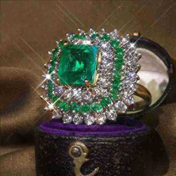 Jewelry WholesaleWholesale emerald gold topaz ring JDC-RS-Chenrui006 Rings 晨睿 %variant_option1% %variant_option2% %variant_option3%  Factory Price JoyasDeChina Joyas De China